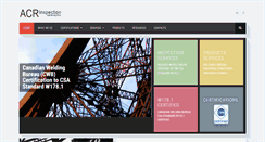 Desktop Screenshot of acrinspection.com